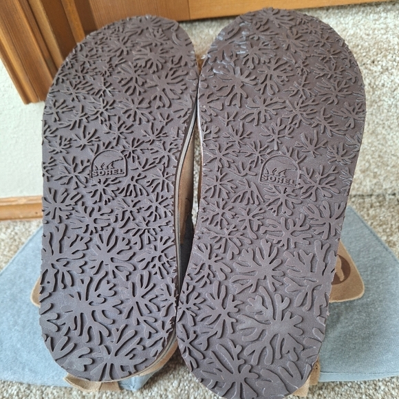 NWOT Sorel Chipahko Unisex Felt And Suede Boot Tan/Gray Size Men 6 Wm 8 - Picture 8 of 8